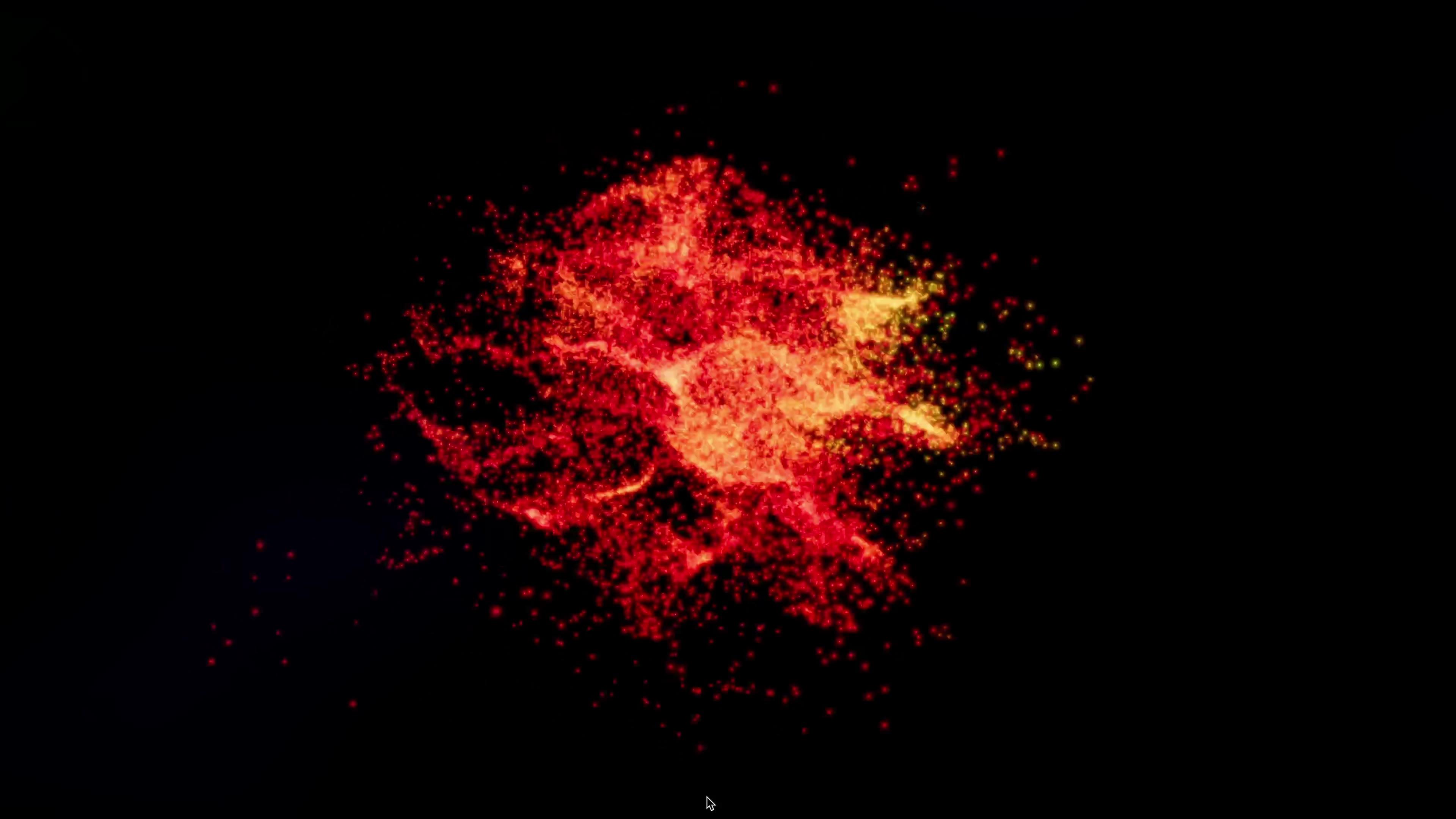 Particles noised morphing